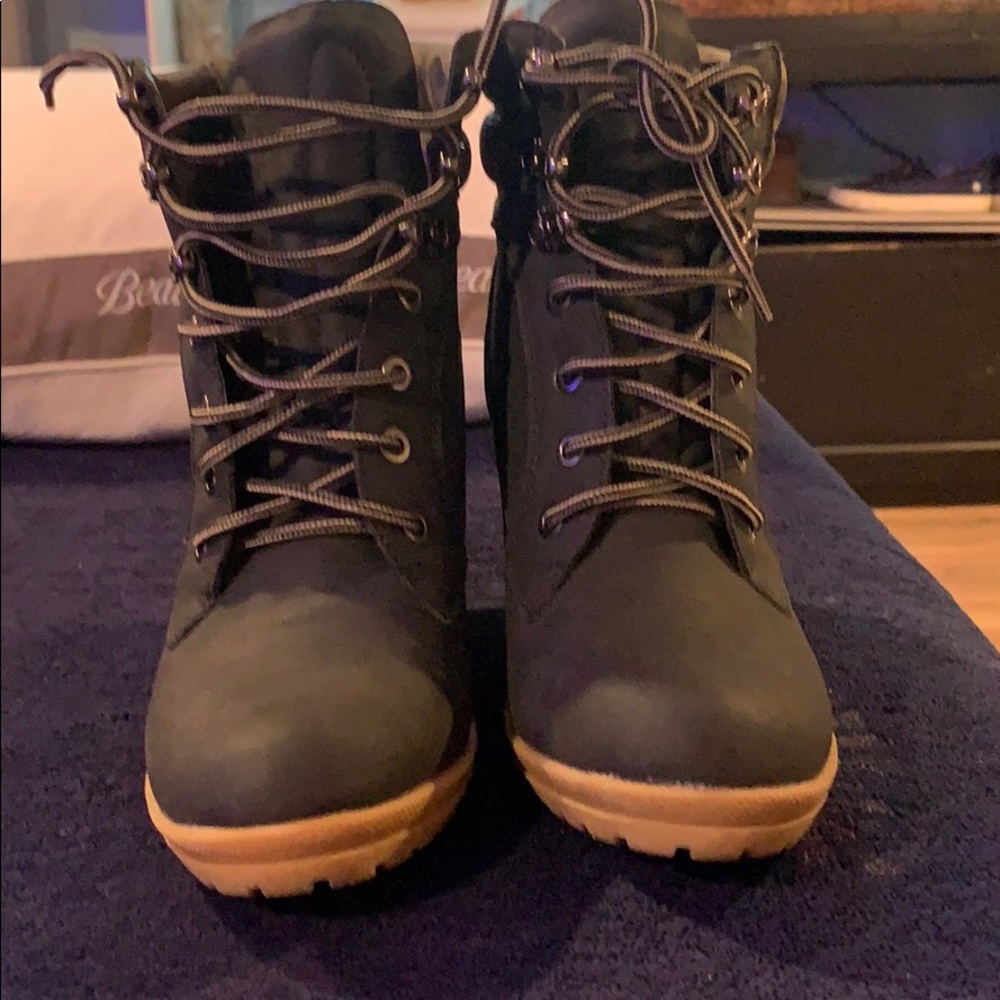 Camo Wedges Timberland style